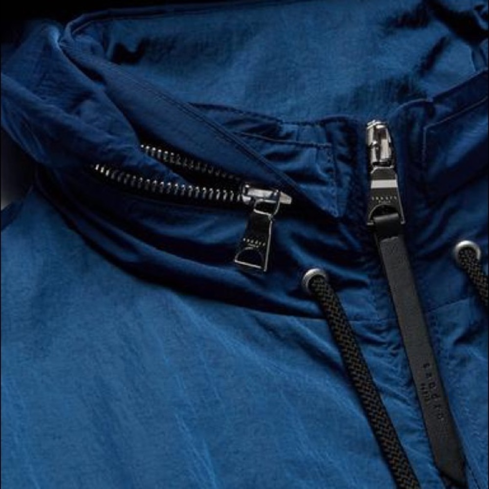 Sandro Lightweight Packable Shell Hooded Jacket - Picture 4 of 8